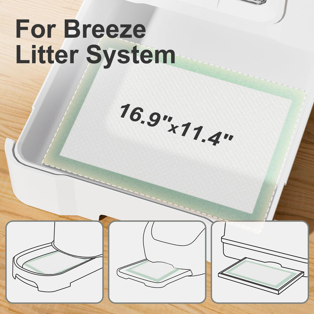 Gardner Pet Cat Pads recambio para sistema Breeze, limpieza y comodidad.