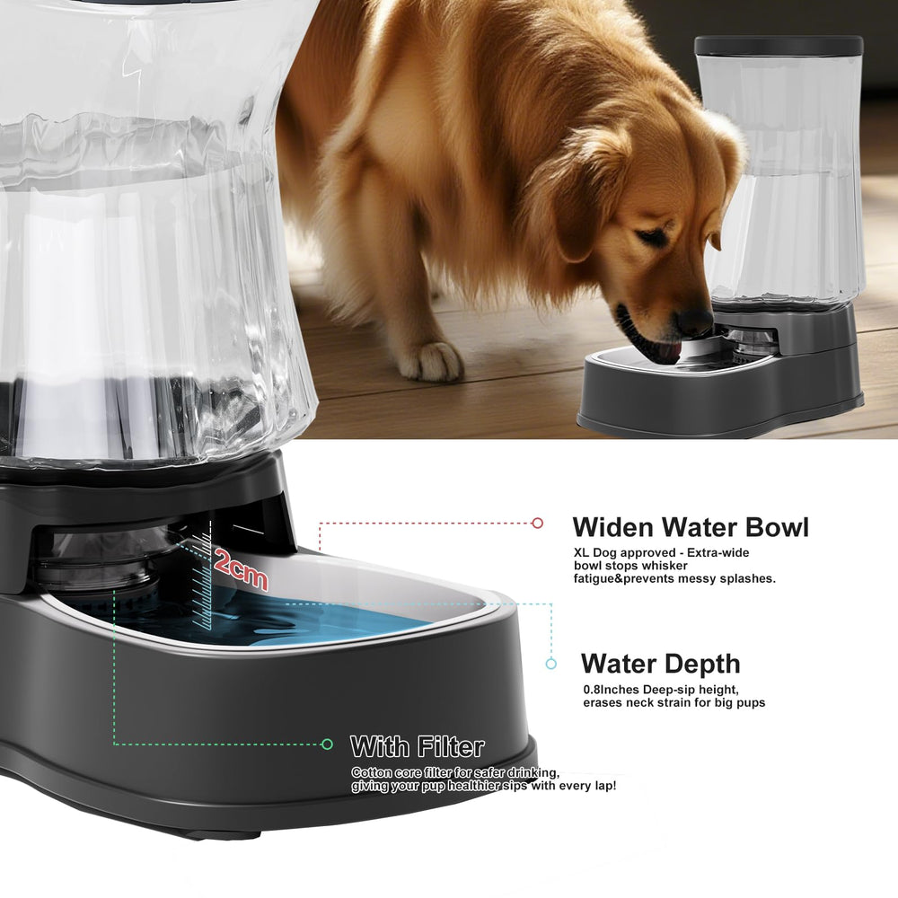 Gardner Pet Dispenser, desmontaje sin herramientas y brocha incluida para limpieza rápida
