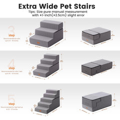 Gardner Pet funda impermeable y fácil de limpiar para escaleras de perro.