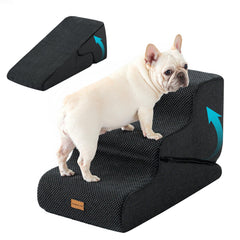 Gardner Pet escalera 2 en 1 para perros pequeños facilita subir al sofá