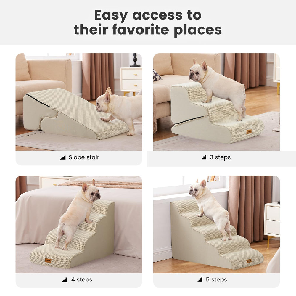 Gardner Pet escalones para cama alta aportan comodidad