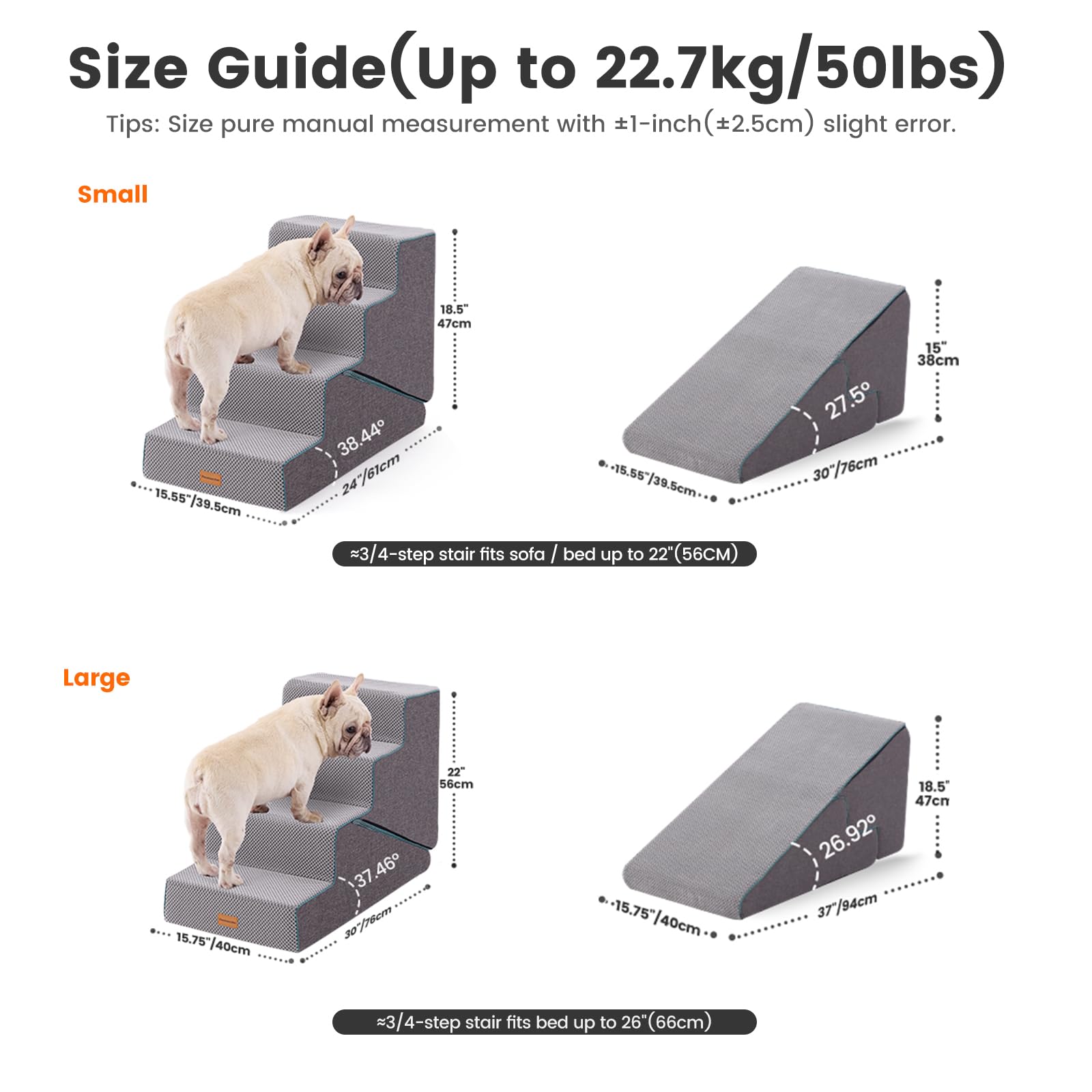 Funda impermeable extraíble de Gardner Pet para escaleras, fácil de limpiar.