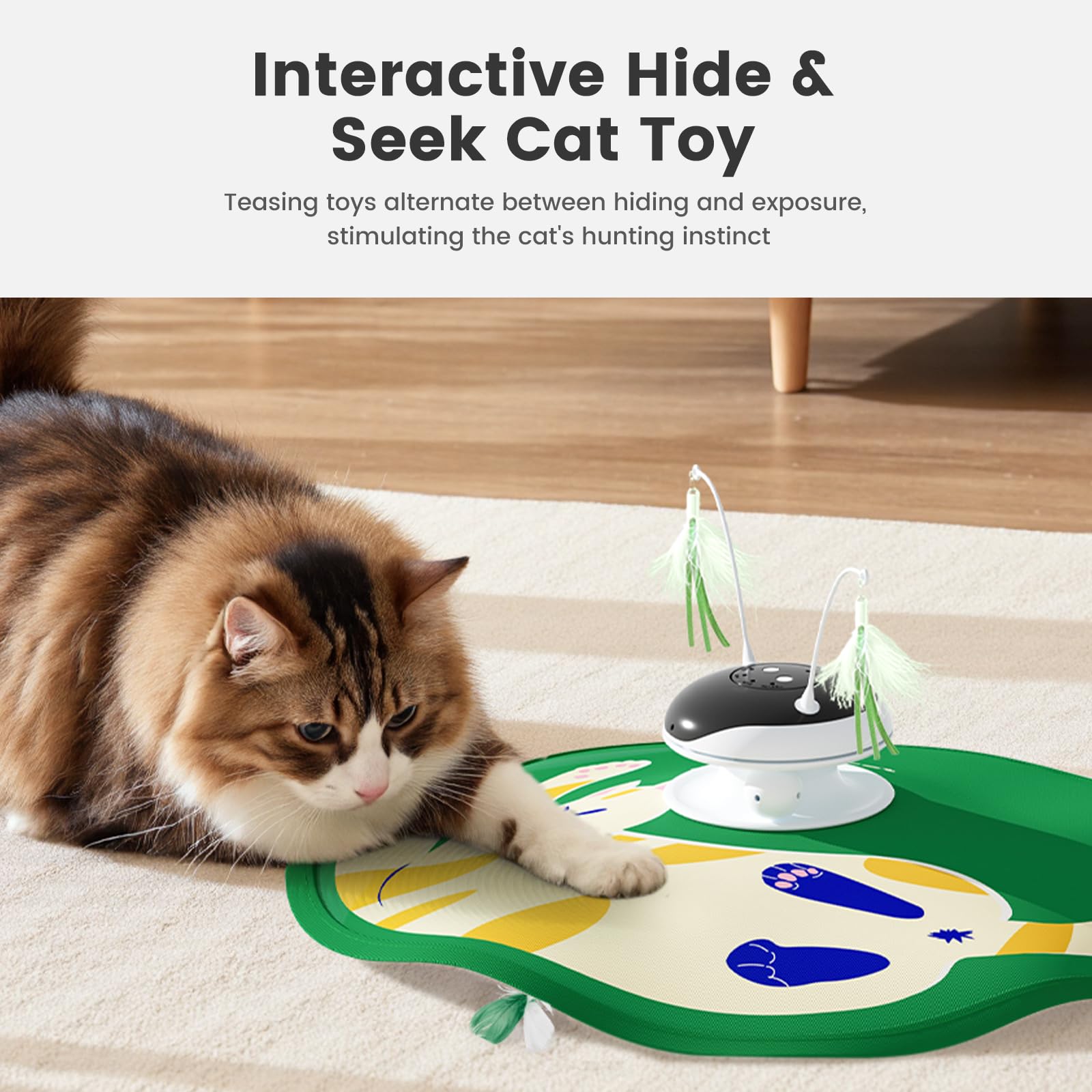 Gardner Pet Juguete Gatos: bolas de seguimiento para ejercicio diario.
