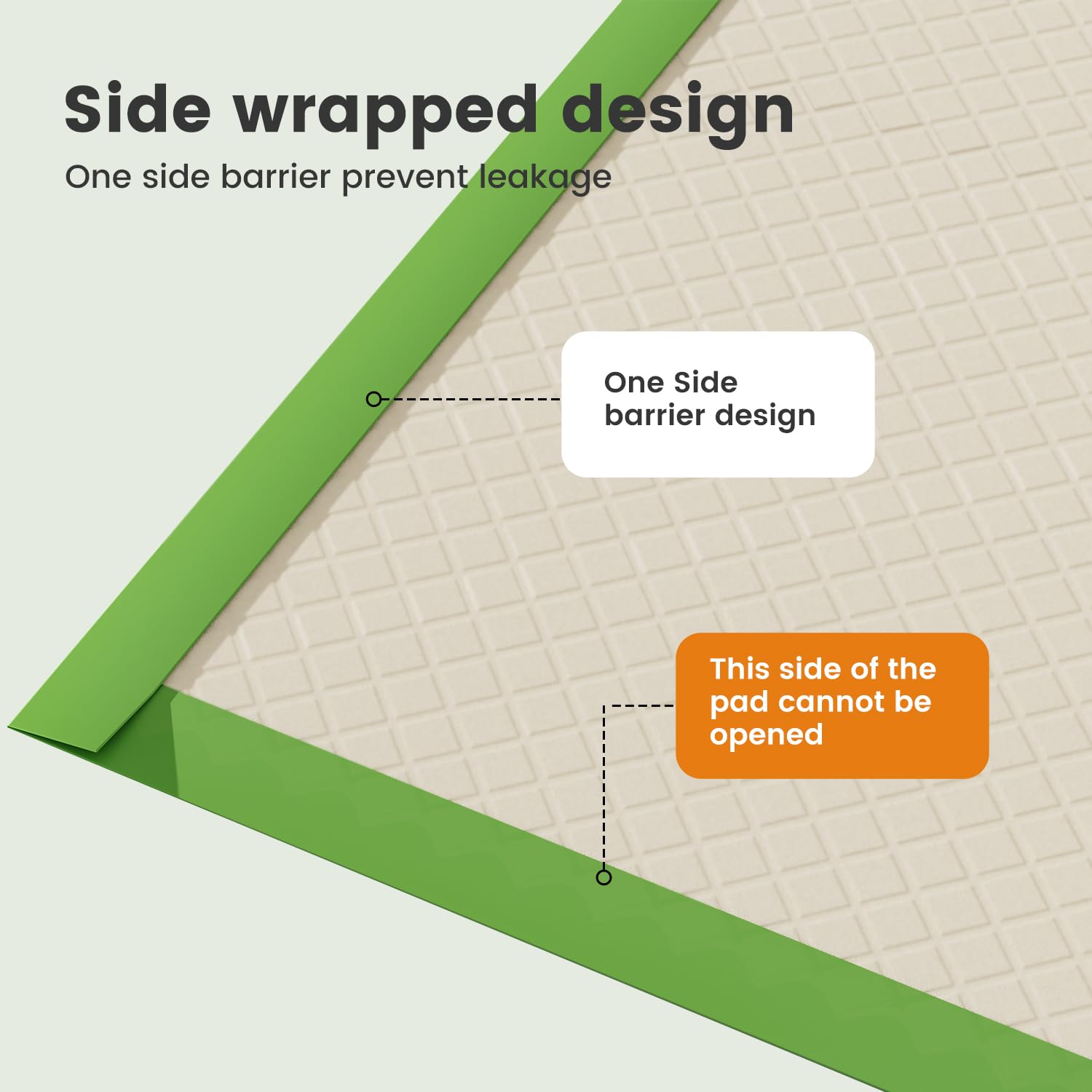 Gardner Pet pad acolchado diamante para absorción rápida y suelo seco.