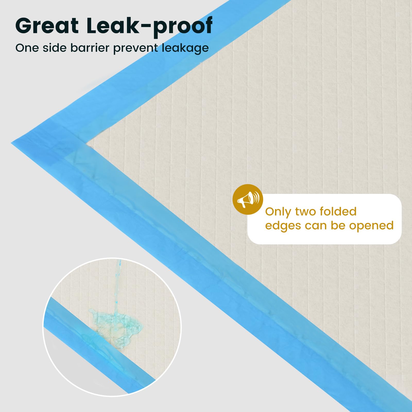 Gardner Pet pad reverso-impermeable evita goteos en suelos y alfombras