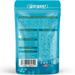 Gargeer mezcla oceano para cangrejo ermitaño con ingredientes krill para vitalidad.