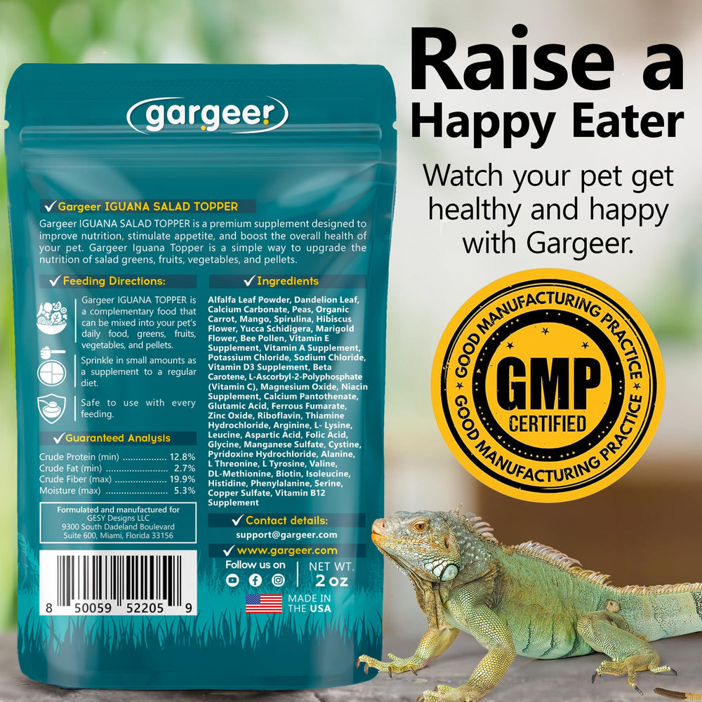 Gargeer Iguana Topper: sabores y variedad para hacer la comida más atractiva