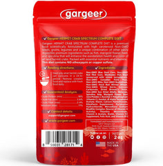 Gargeer Spectrum fuente de proteína y omega para vitalidad del cangrejo ermitaño.