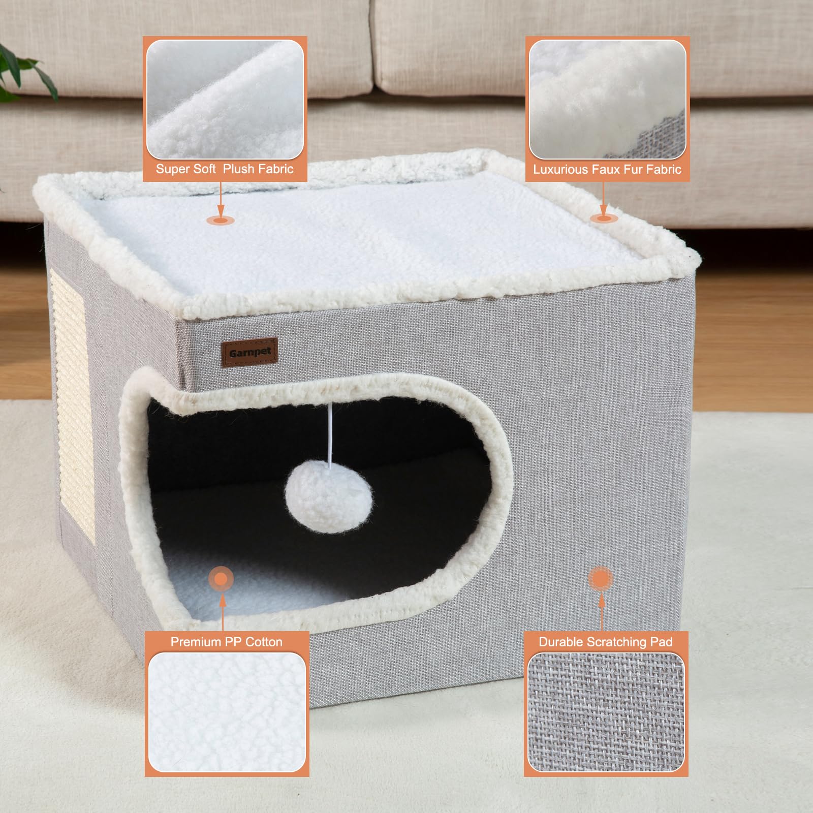 Garnpet almohada-sabana-lavable funda removible para limpieza fácil