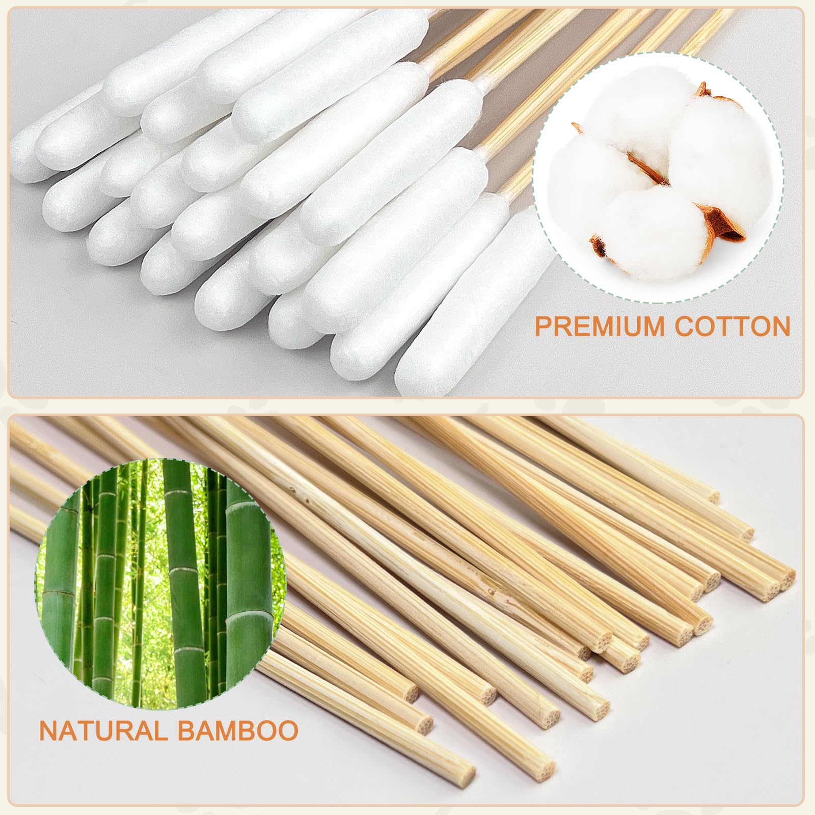 Garrelett mango bambú 6 pulgadas, mayor alcance para limpieza precisa.