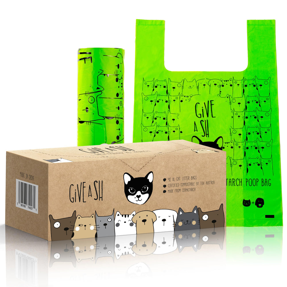 Bolsas G.A.S para basura de gato extralargas con cierre resistente.