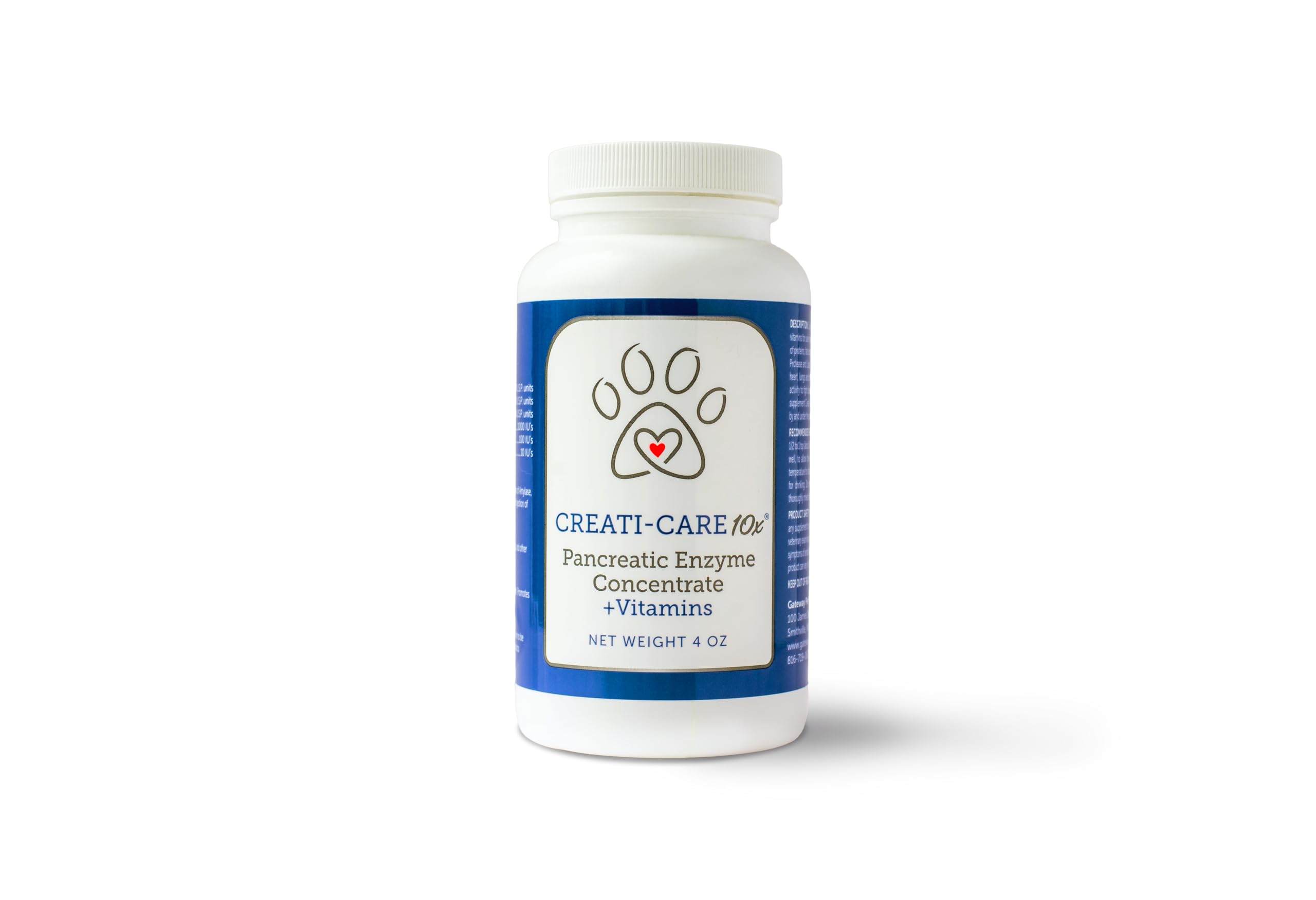 Gateway Creati-Care polvo digestivo para perros apoya salud digestiva diaria.