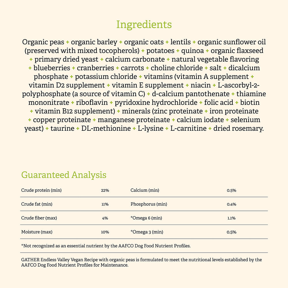 GATHER Endless Valley: cebada orgánica para nutrición balanceada y sabrosa