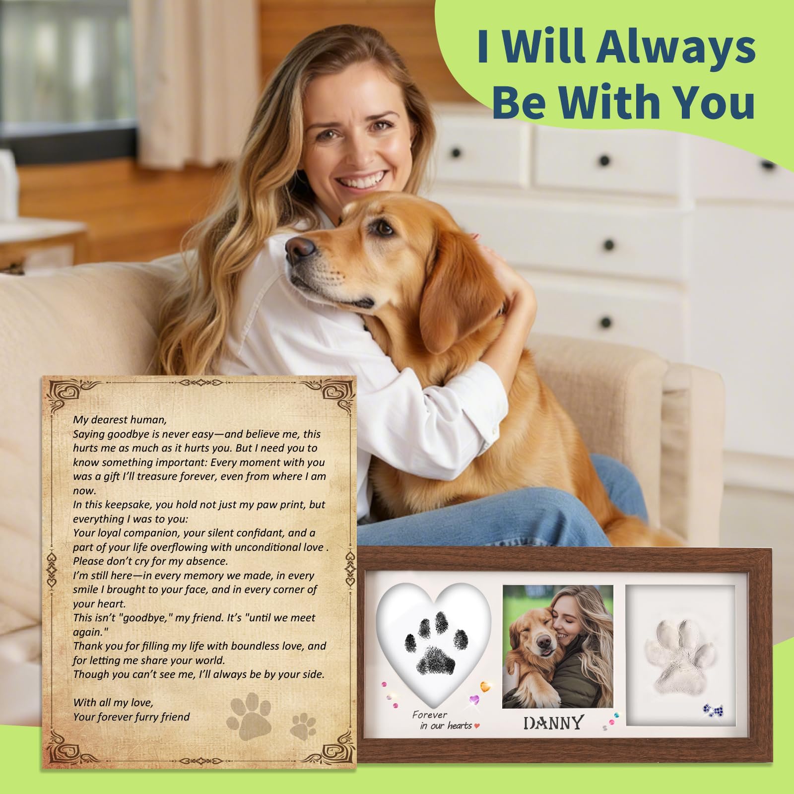 Geamuo regalo memorial para amantes de mascotas