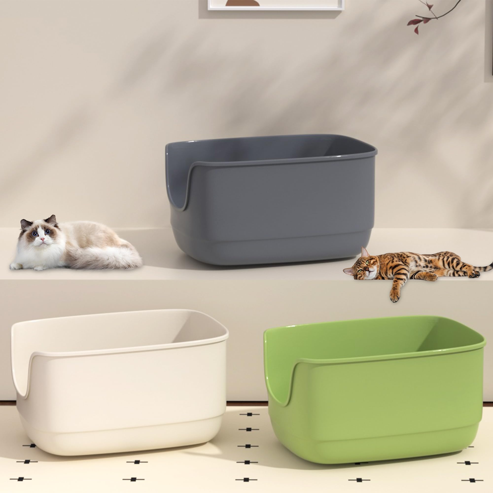 Gefryco caja jumbo uso multi gatos ofrece espacio amplio para varios felinos