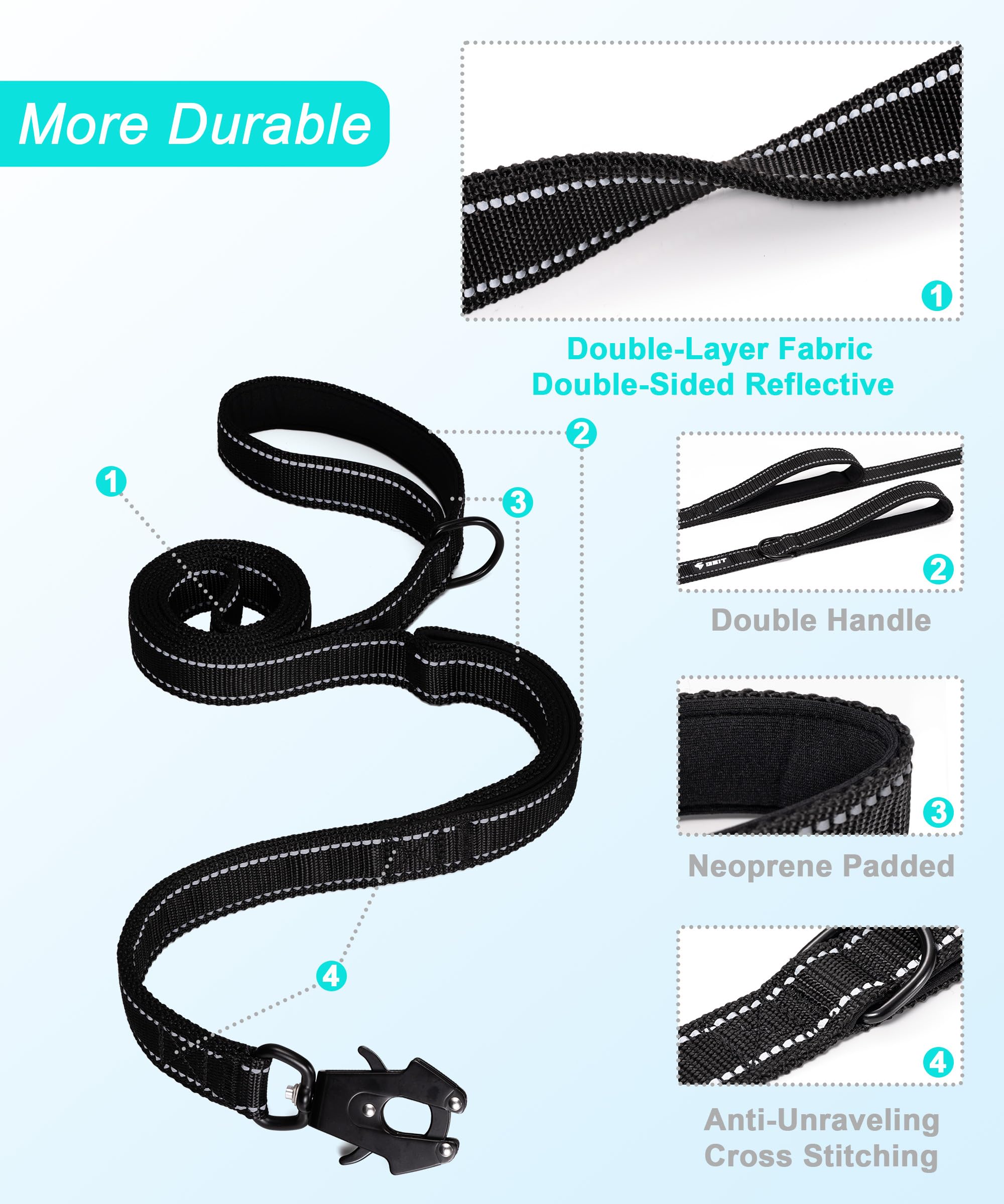 GEIT correa de nylon de 2 mm para mayor durabilidad