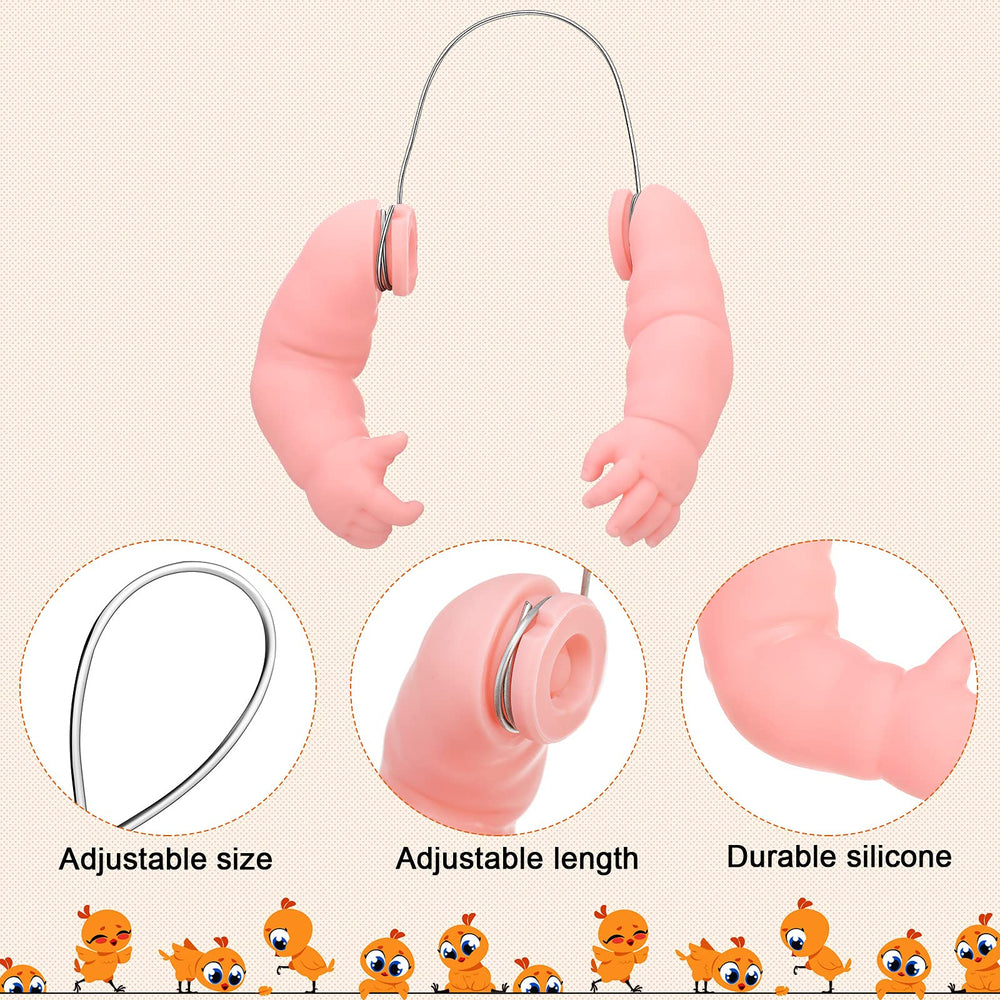 Gejoy conjunto de accesorios para fotos de gallinas con brazos y casco