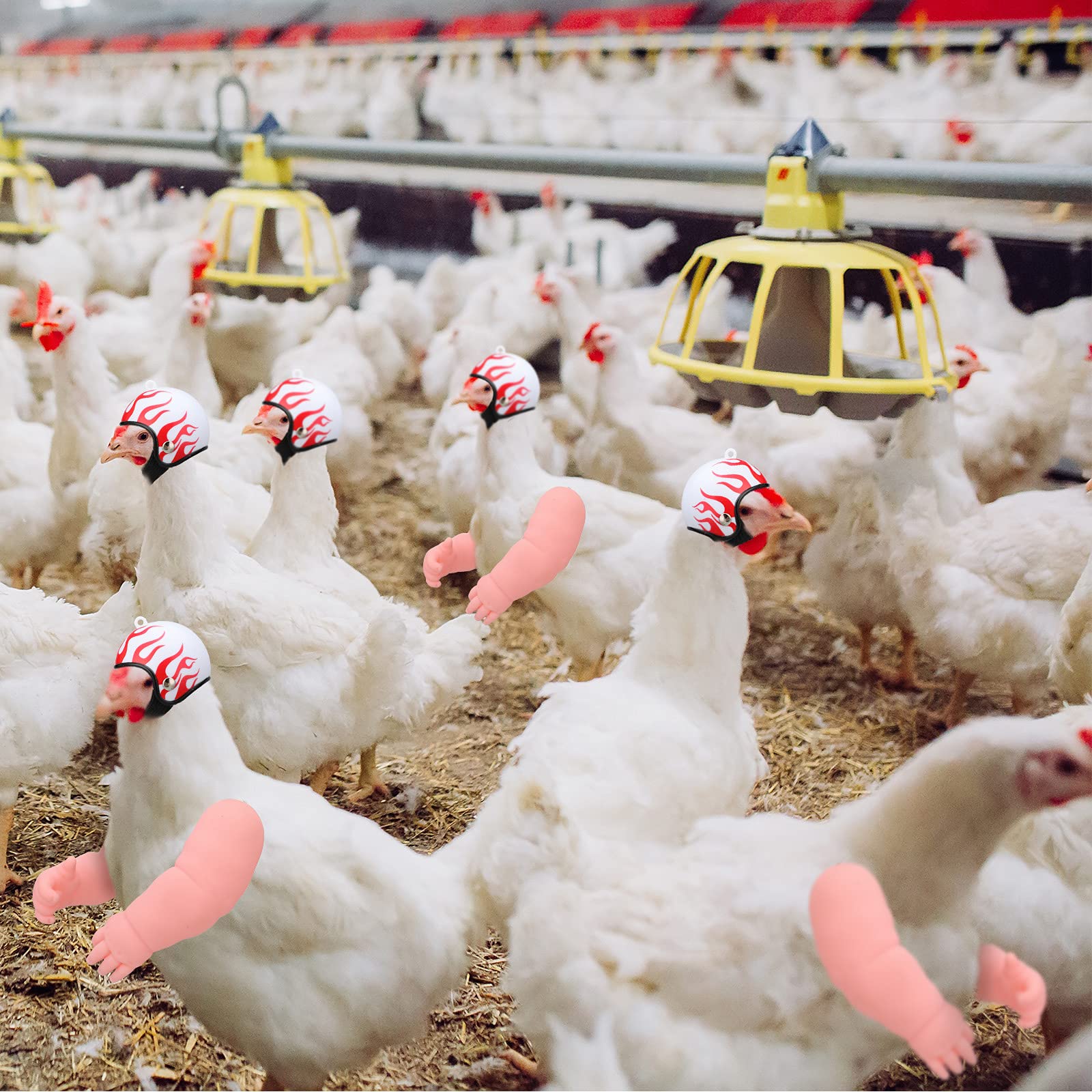 Gejoy set de accesorios para fotos de gallinas, perfecta opción lúdica