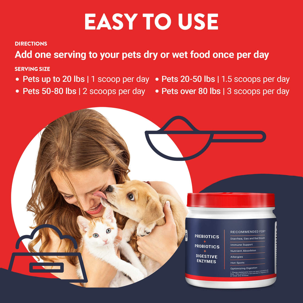 Geneflora envase de 3.2 onzas, formato práctico para mascotas.
