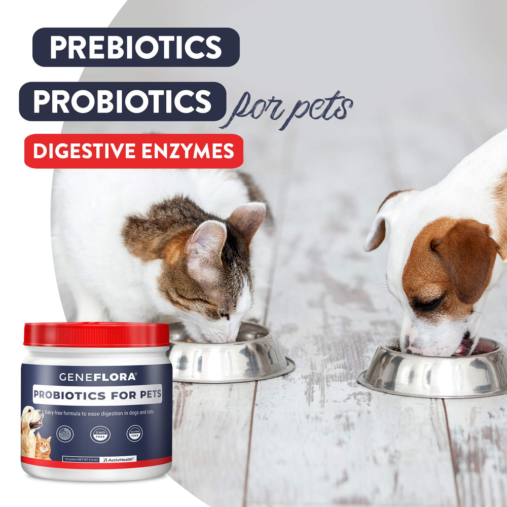Geneflora uso multi-especie para perros, gatos y conejos.