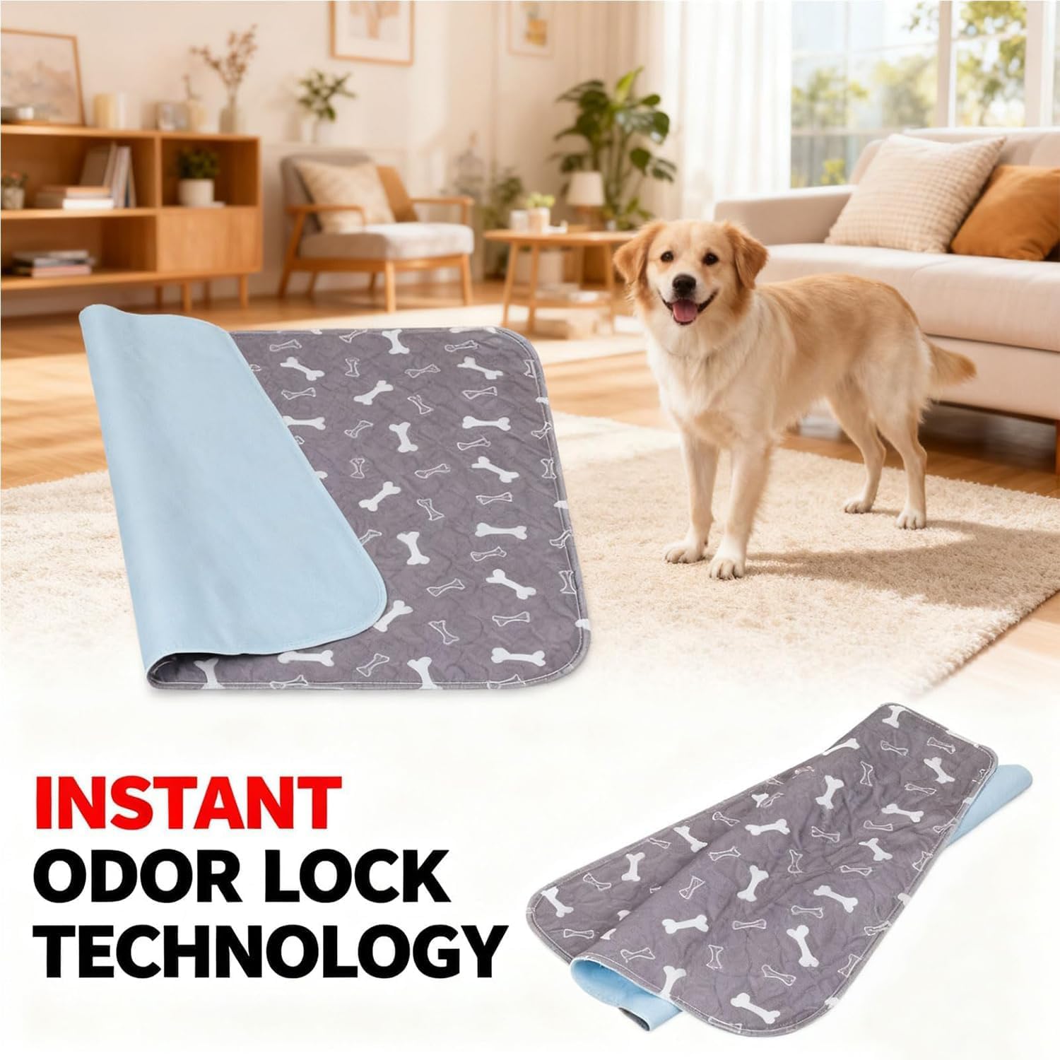 Puppypad genéricas, base antideslizante para estabilidad durante el entrenamiento