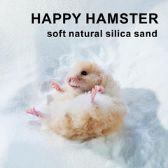 Generic arena de silice para hámster, promueve juego y relajación durante el baño.