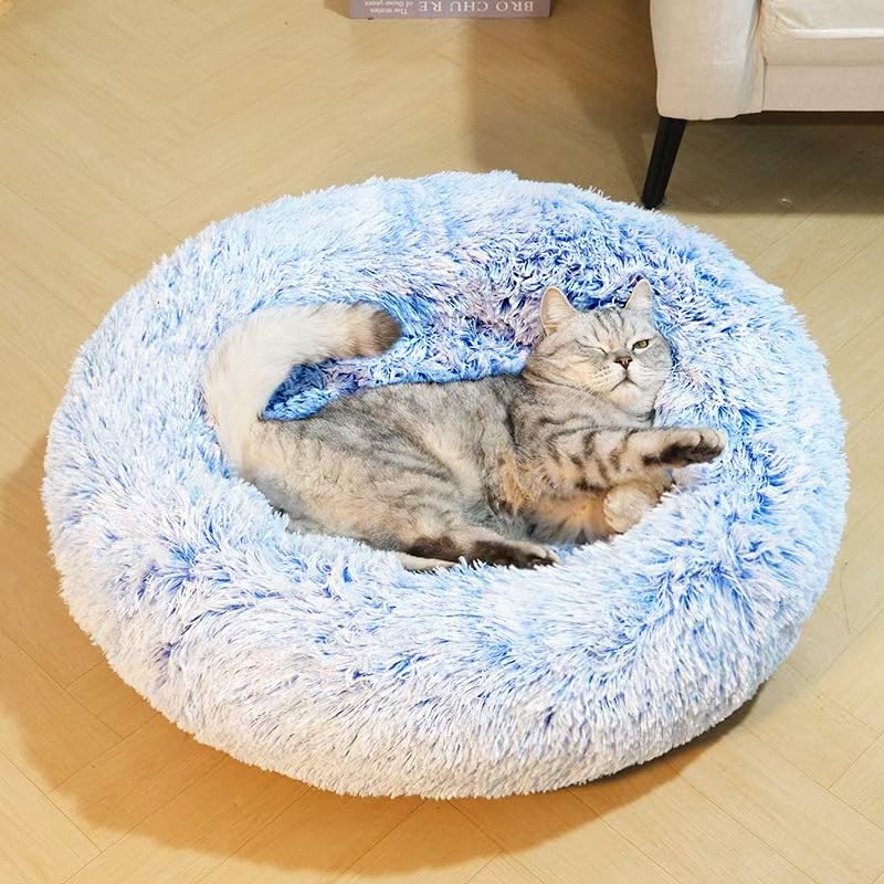 Genérica cama-gatos lavado fácil, apta para lavadora y secadora.