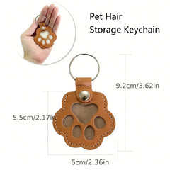 Capsula rellenable de pelo de mascotas, permite conservar recuerdos con seguridad.