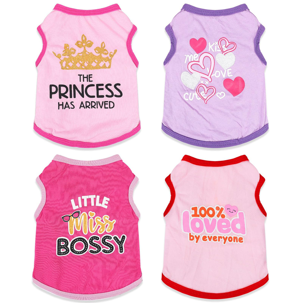 Camiseta sin mangas de Generic para chihuahua rosa claro, ideal para días cálidos.