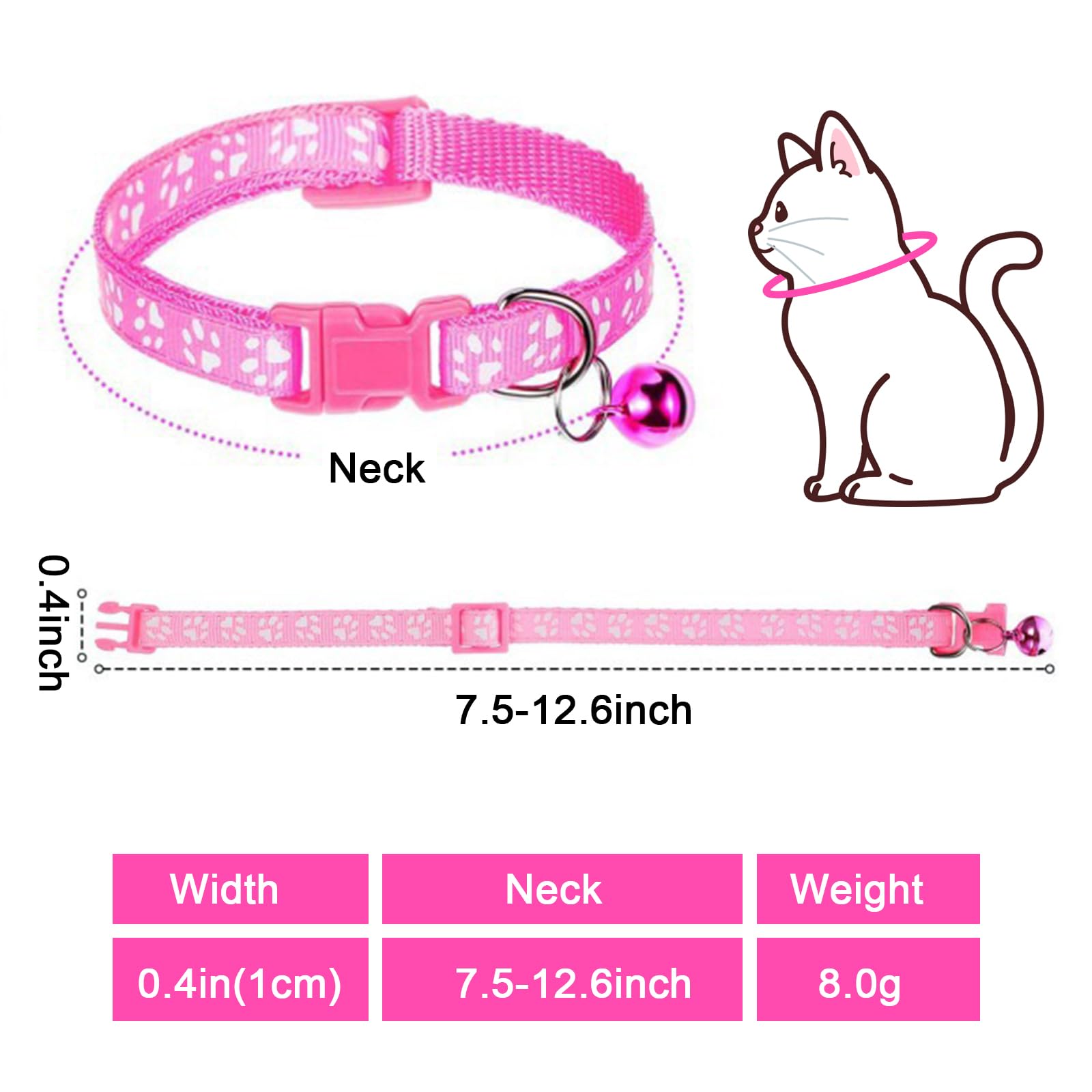 Collar Generic suave de sintético para cachorros negros, cómodo y duradero