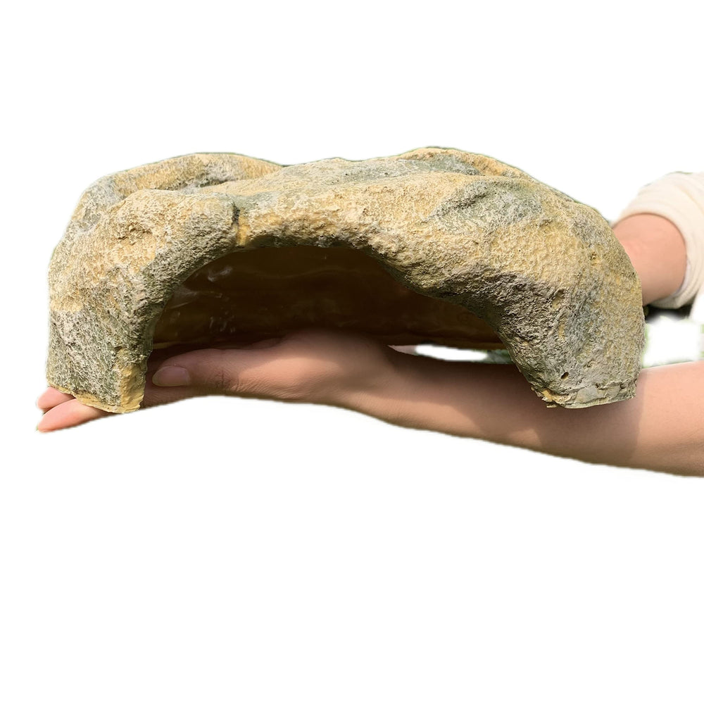 Escondite de resina Genérica, cueva rocosa grande para refugio seguro de reptiles.