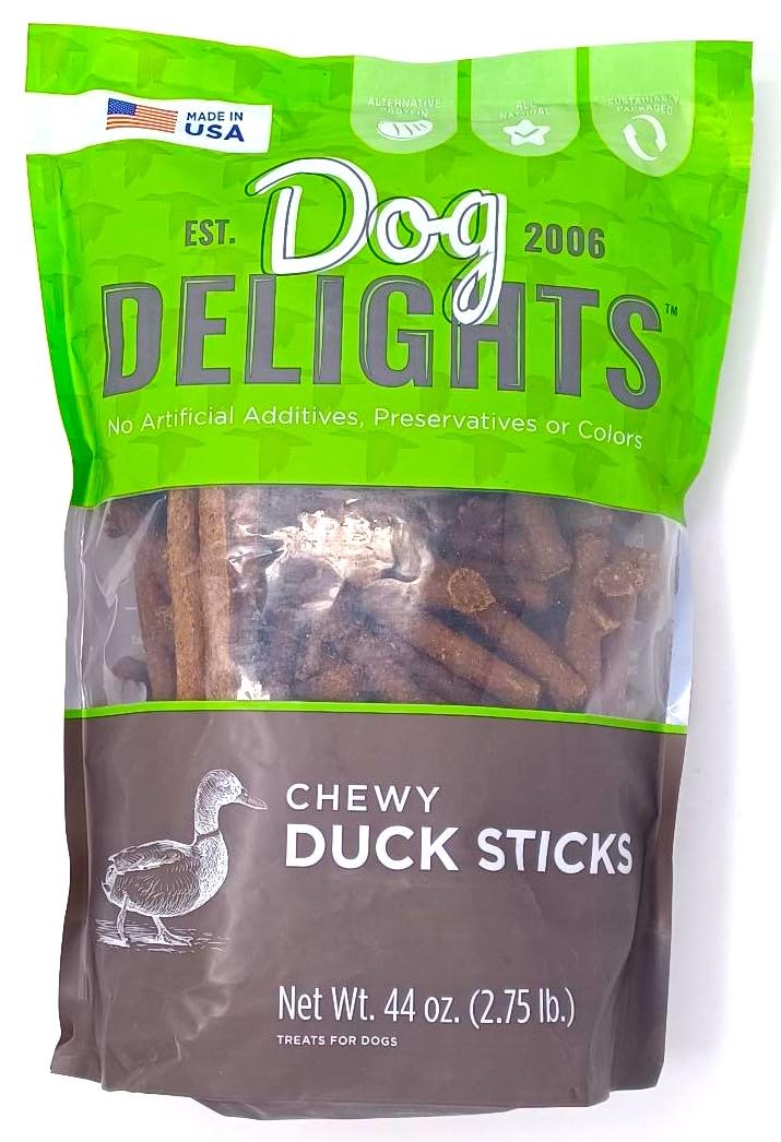 Generic palitos de pato masticables en envase grande, premio sabroso para perros