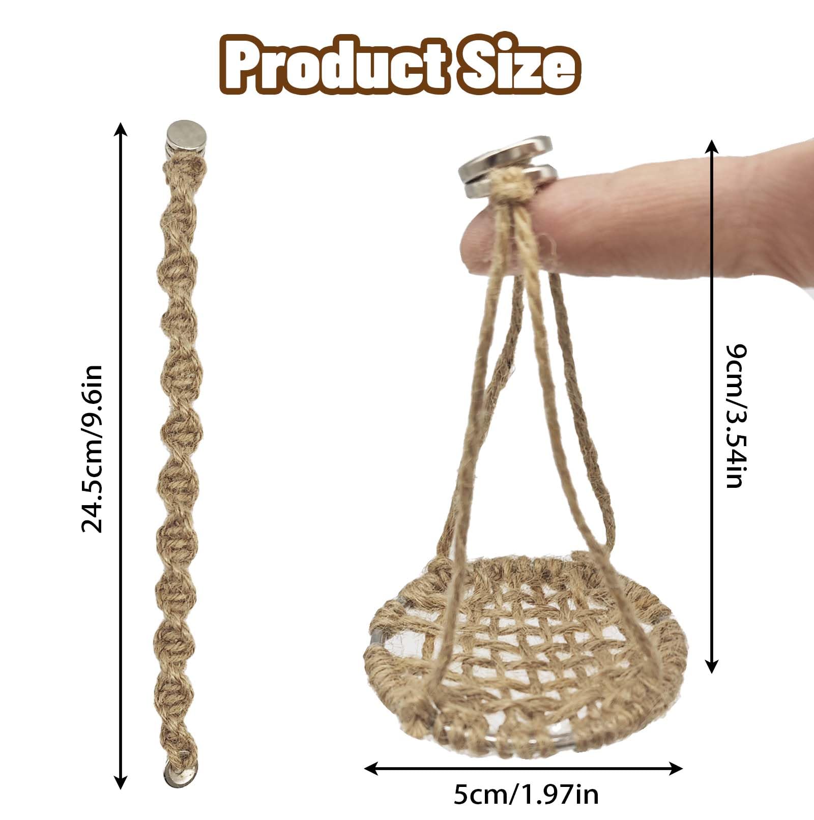 Generic plataforma tejida 8,5x5,5 cm para terrario dinámico.