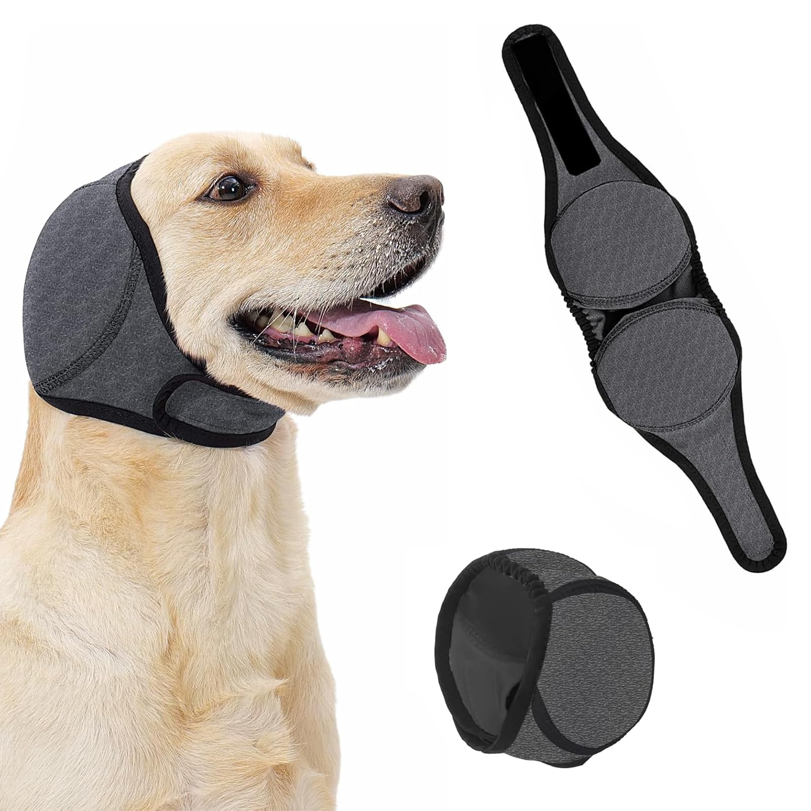 Generic proteccion-orejas-perro protege frente a ruidos fuertes y entornos ruidosos.