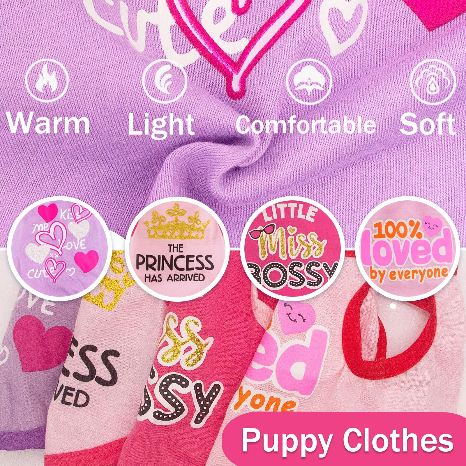 Prenda rosa Generic para paseo y vacaciones de mascotas.