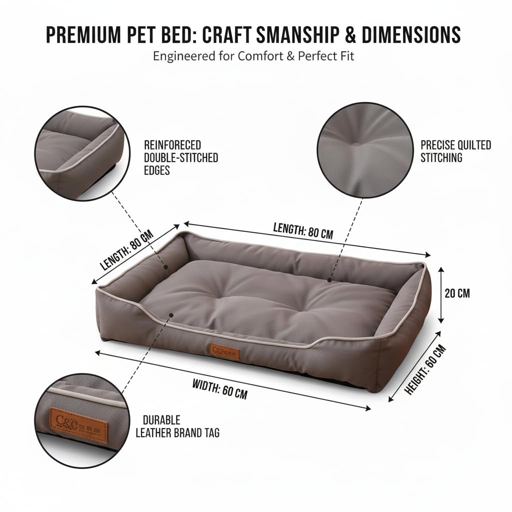 Cama genérico impermeable, cuerdas reforzadas para mayor durabilidad.