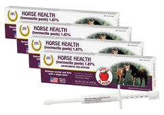 Genérico ivermectina paste con jeringa para dosis precisa en caballo