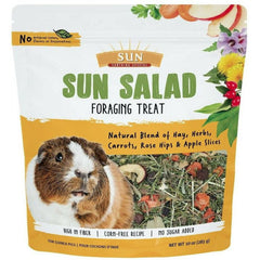 Sun Seed Vita Prima Sun Salad para cobayas, ingredientes clave heno timothy y zanahorias.