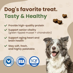Get Naked Biteables con pollo real, sabor natural para perros mayores