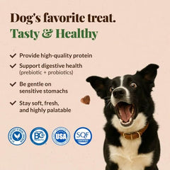 Get Naked Biteables: textura de golosinas suaves para premiar al perro.