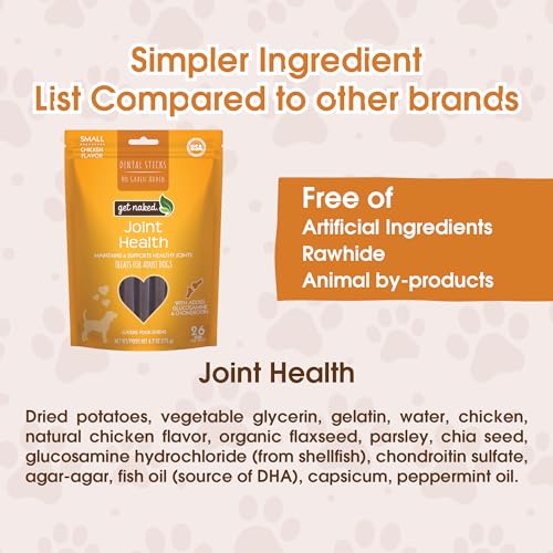Get Naked fórmula con glucosamina y condroitina para movilidad.