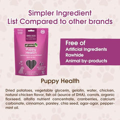 Get Naked masticables dentales para cachorros fortalecen dientes y huesos