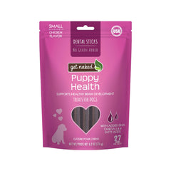 Get Naked masticables dentales para cachorros sin grano promueven dientes sanos