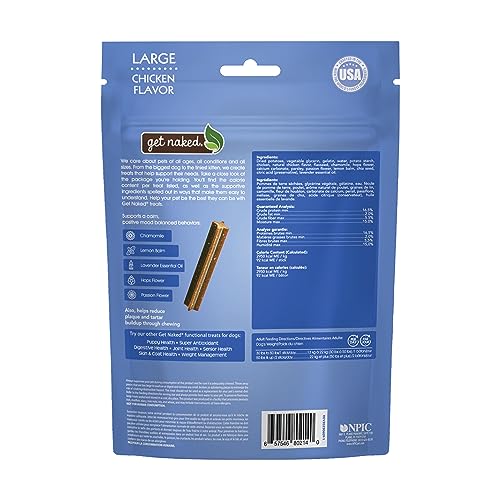 Get Naked palitos dentales sin cannabidiol, opción suave para apoyo diario en paz.