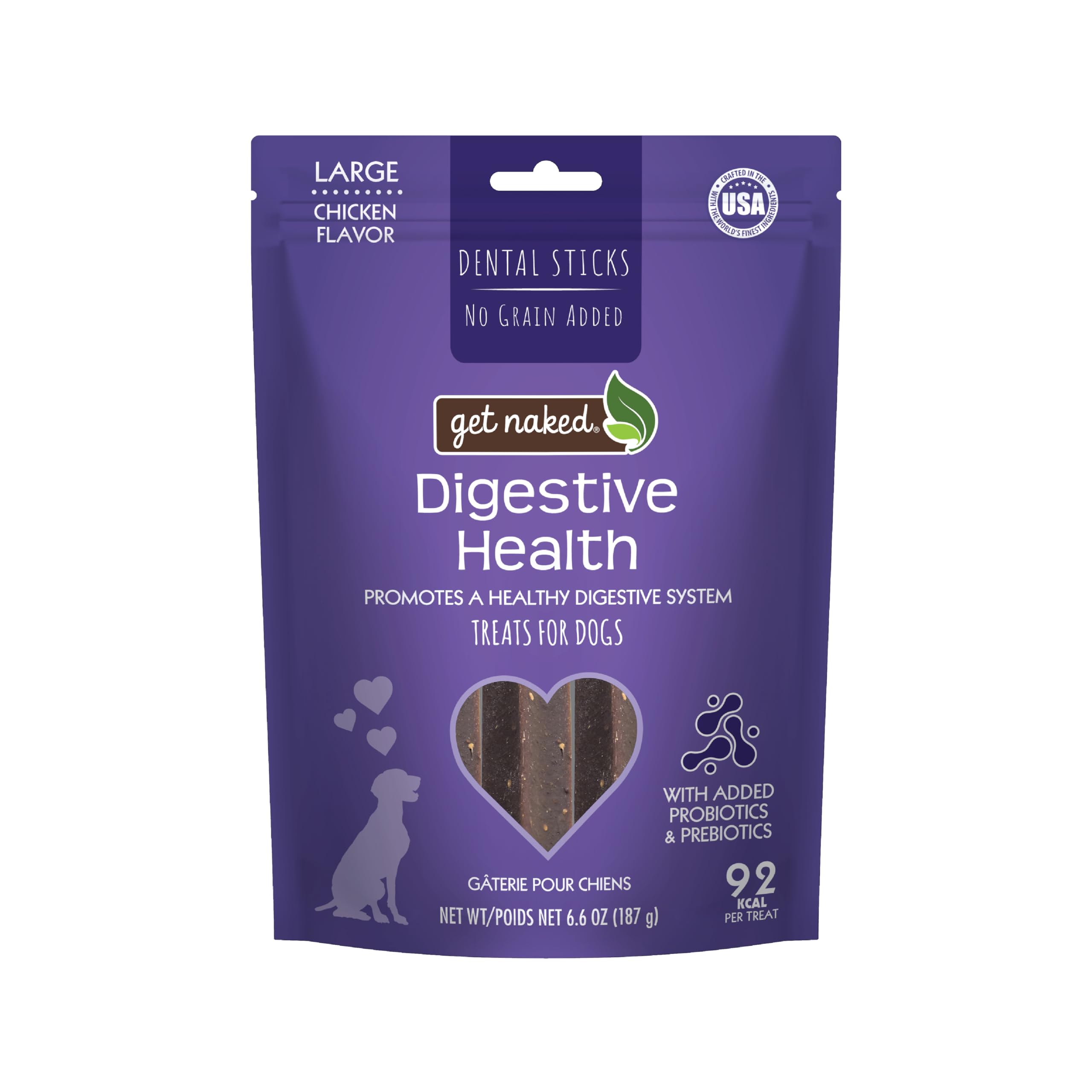 Get Naked palitos digestivos sin granos, textura crujiente para digestión suave.
