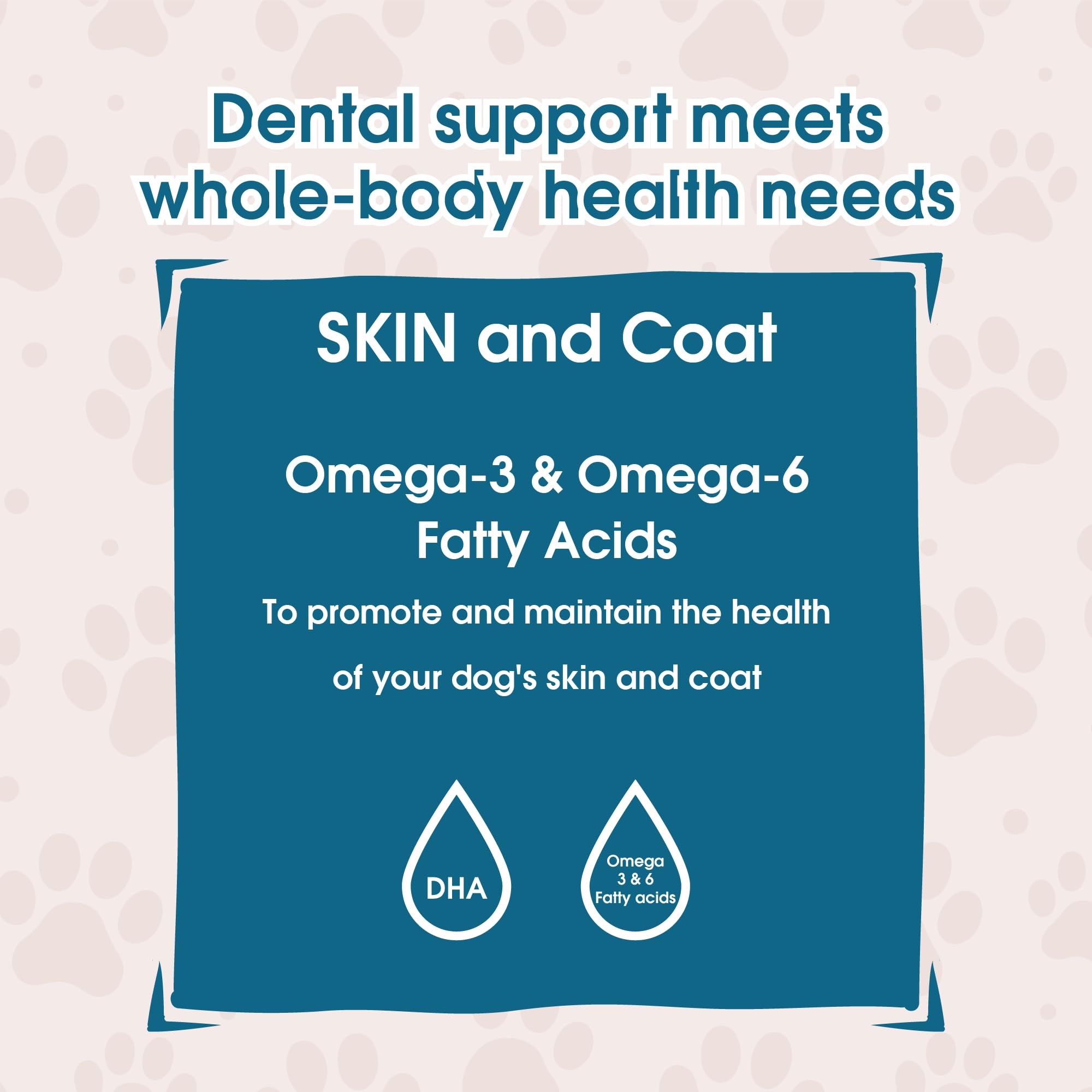 Get Naked Skin & Coat, textura masticable mejora la limpieza bucal.