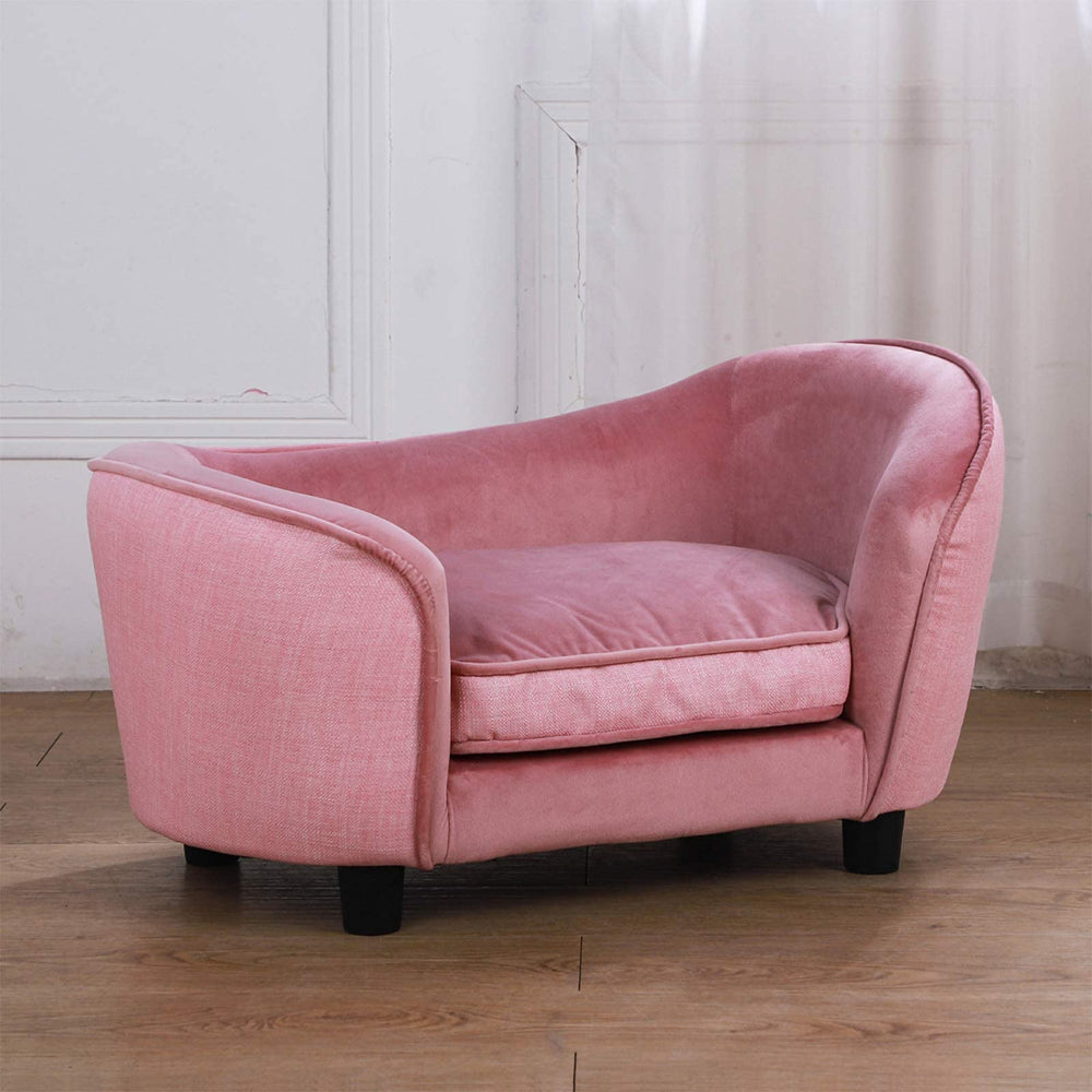 Estructura de madera maciza y contrachapada en Getifun rosa