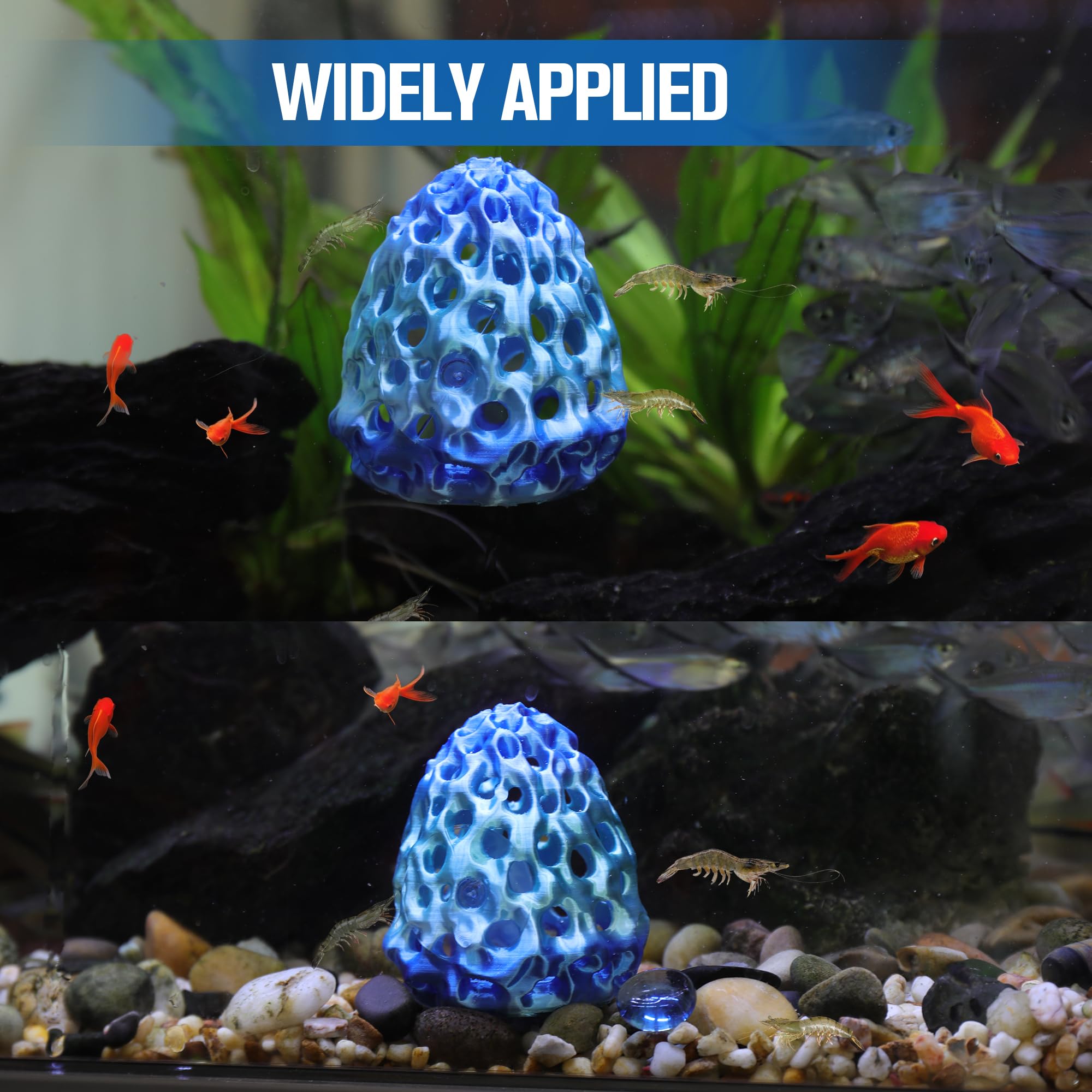 GFThreeD Refugio para acuario: escondite cómodo para los habitantes del tanque.