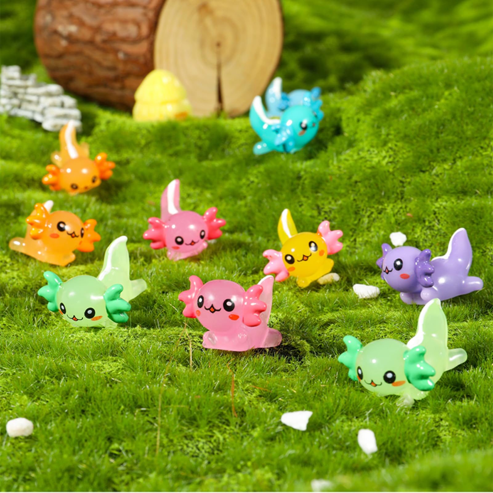 GGSTDDUP axolotl naranja, acento lúdico para fiestas y proyectos de manualidades.