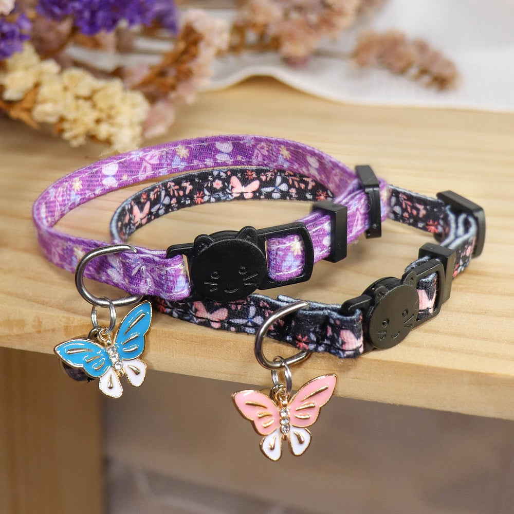 Giecooh collar de algodón con cascabel para localizar al gato